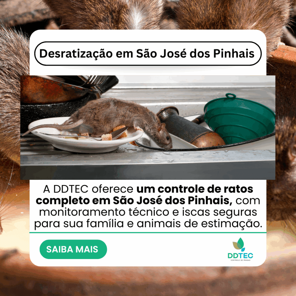 Desratização em São José dos Pinhais